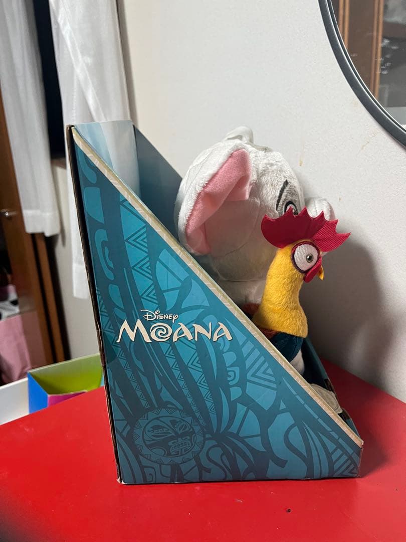 モアナと伝説の海　プアとヘイヘイ　動くぬいぐるみ　未使用品