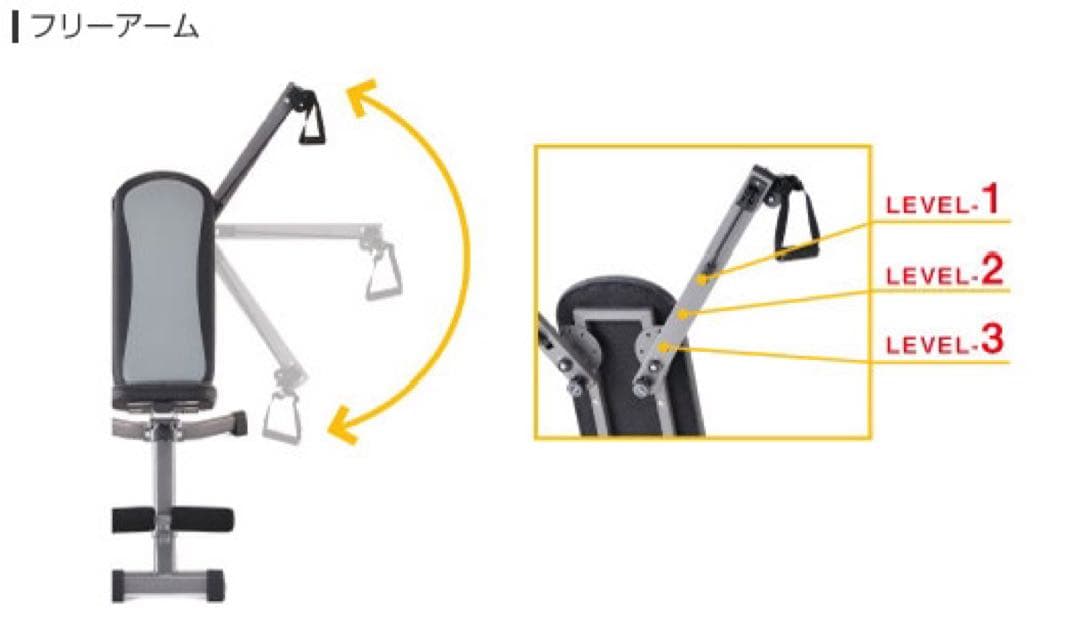 アテックス フリーアームベンチ イーグル AX-H141