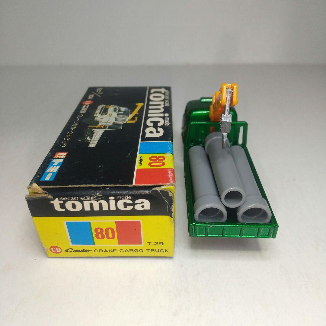 (3701)トミカ 黒箱 日本製 UD コンドル クレーン付 カーゴ トラック