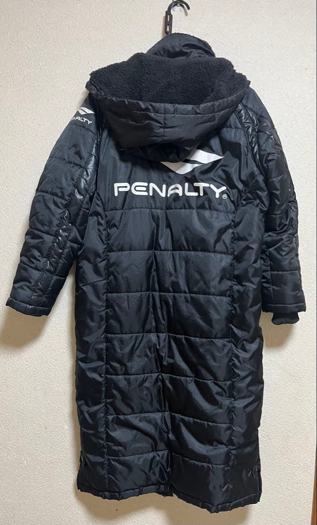 PENALTY 黒 フード付きベンチコート　湘南ベルマーレ