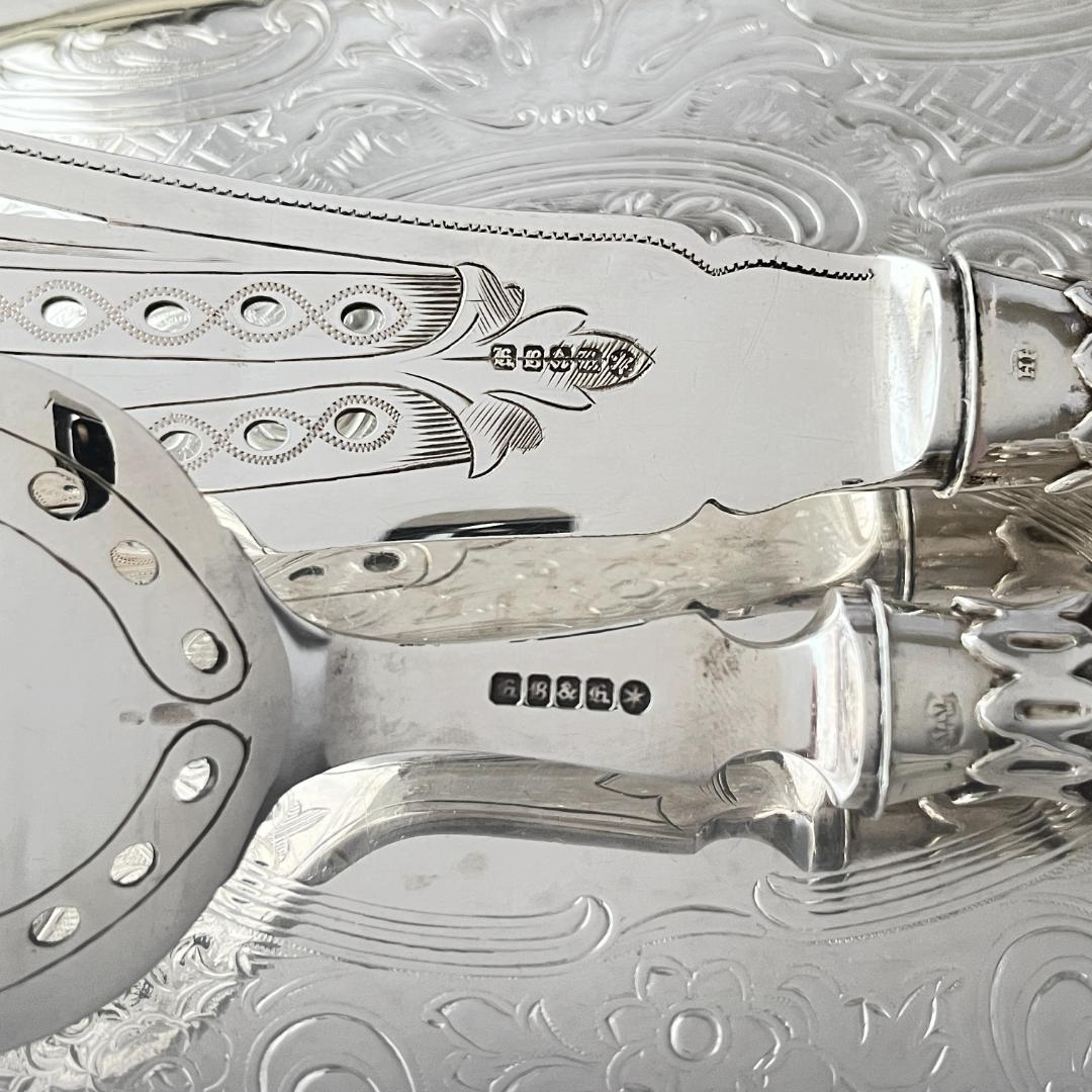 【Harrison Fisher】パールのサーバーセット 【シルバープレート】