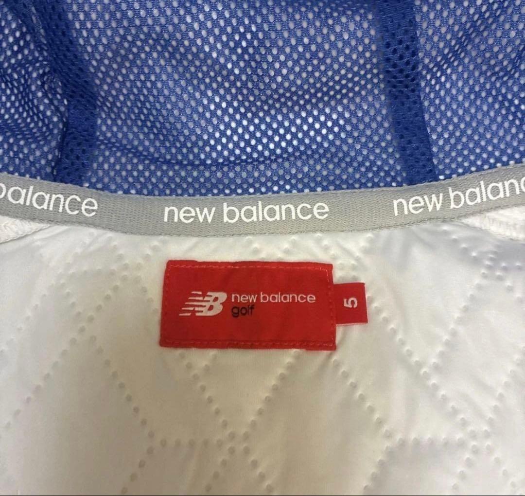 美品‼️New Balance キルティングジャケット ホワイト