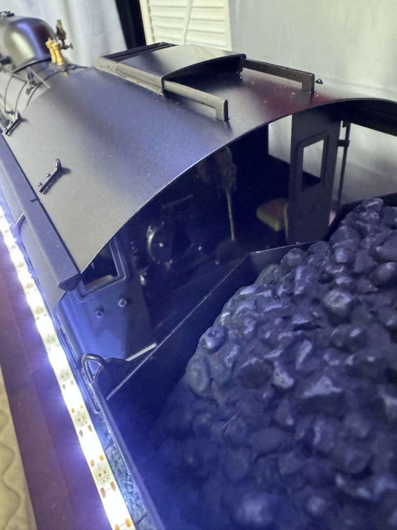 完美品　デアゴスティーニ D51蒸気機関車を作る 塗装完成品