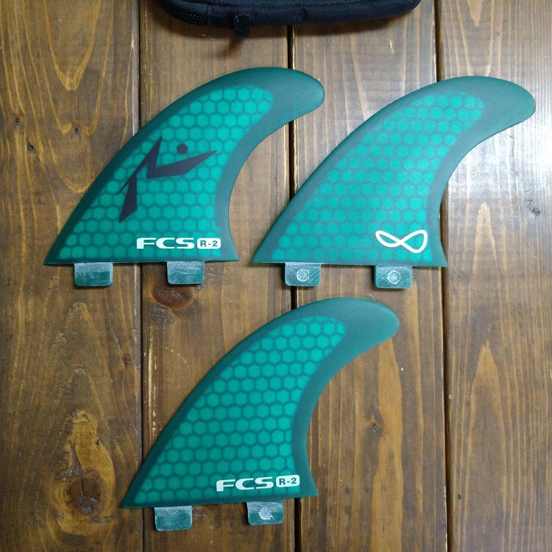 【新品】FCSフィン  R-2(Rusty) PC トライ Msize