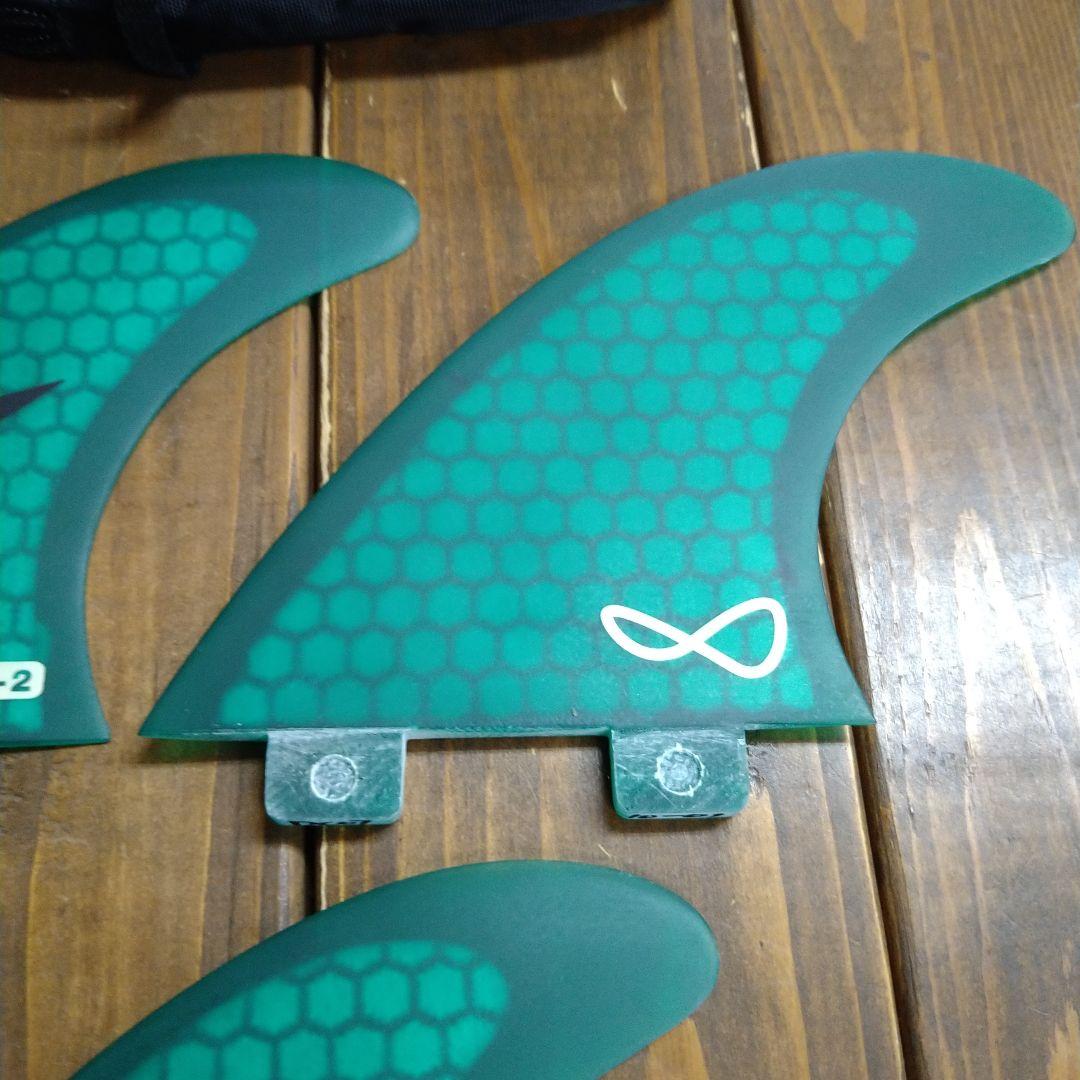 【新品】FCSフィン  R-2(Rusty) PC トライ Msize