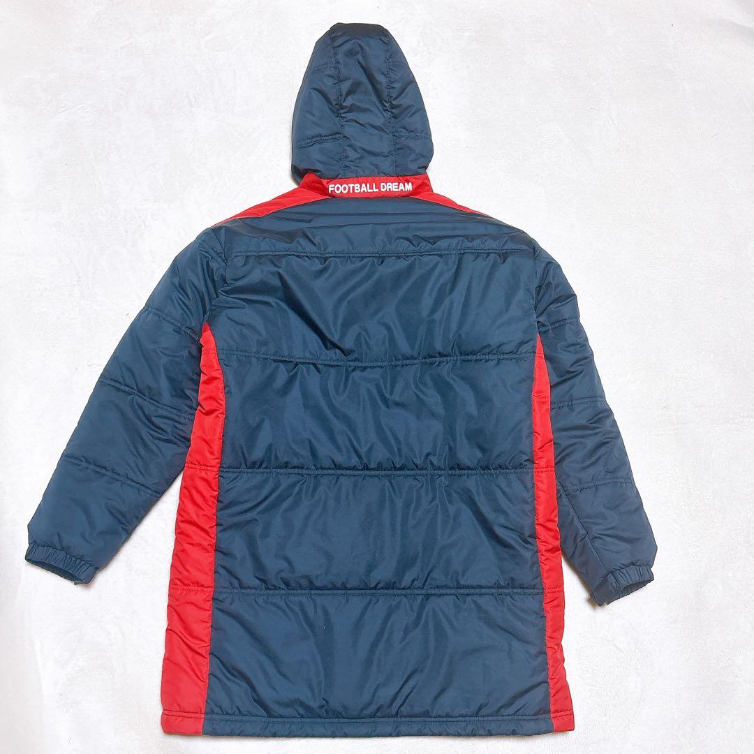 NIKE ベンチコート XL 支給品 可能性あり ネイビー×レッド 非売品 鹿島