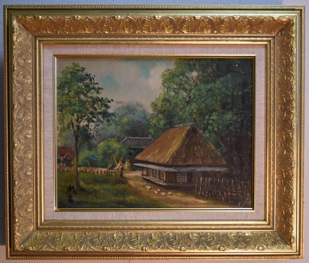 お宝速報❣　コロナ還元値引き！！　洋版画の重鎮・向井潤吉　真作保証　肉筆