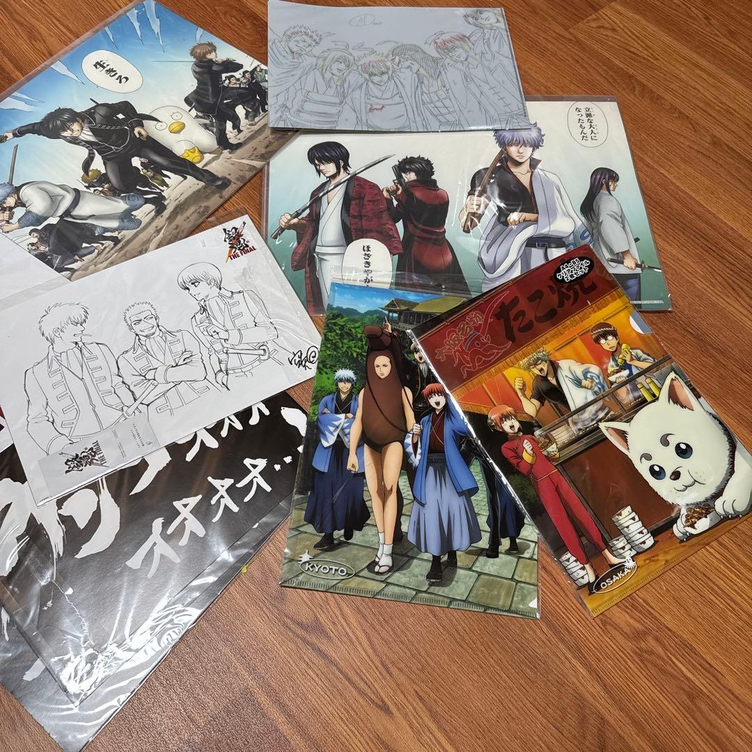 銀魂　名場面ポスター/劇場版the final 特典/クリアファイル　大量まとめ