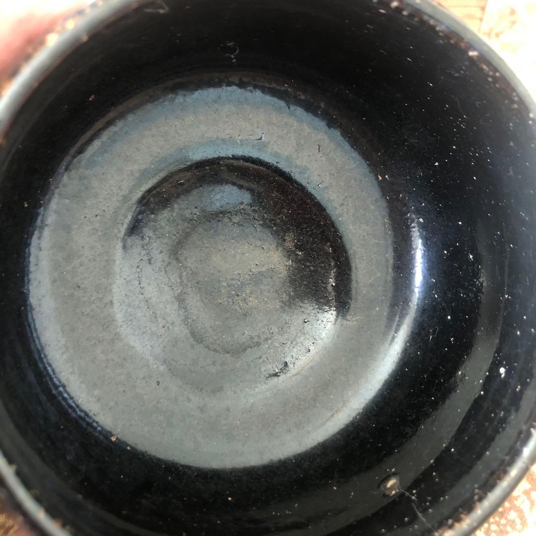 黒楽茶碗 楽徳平造　一点物