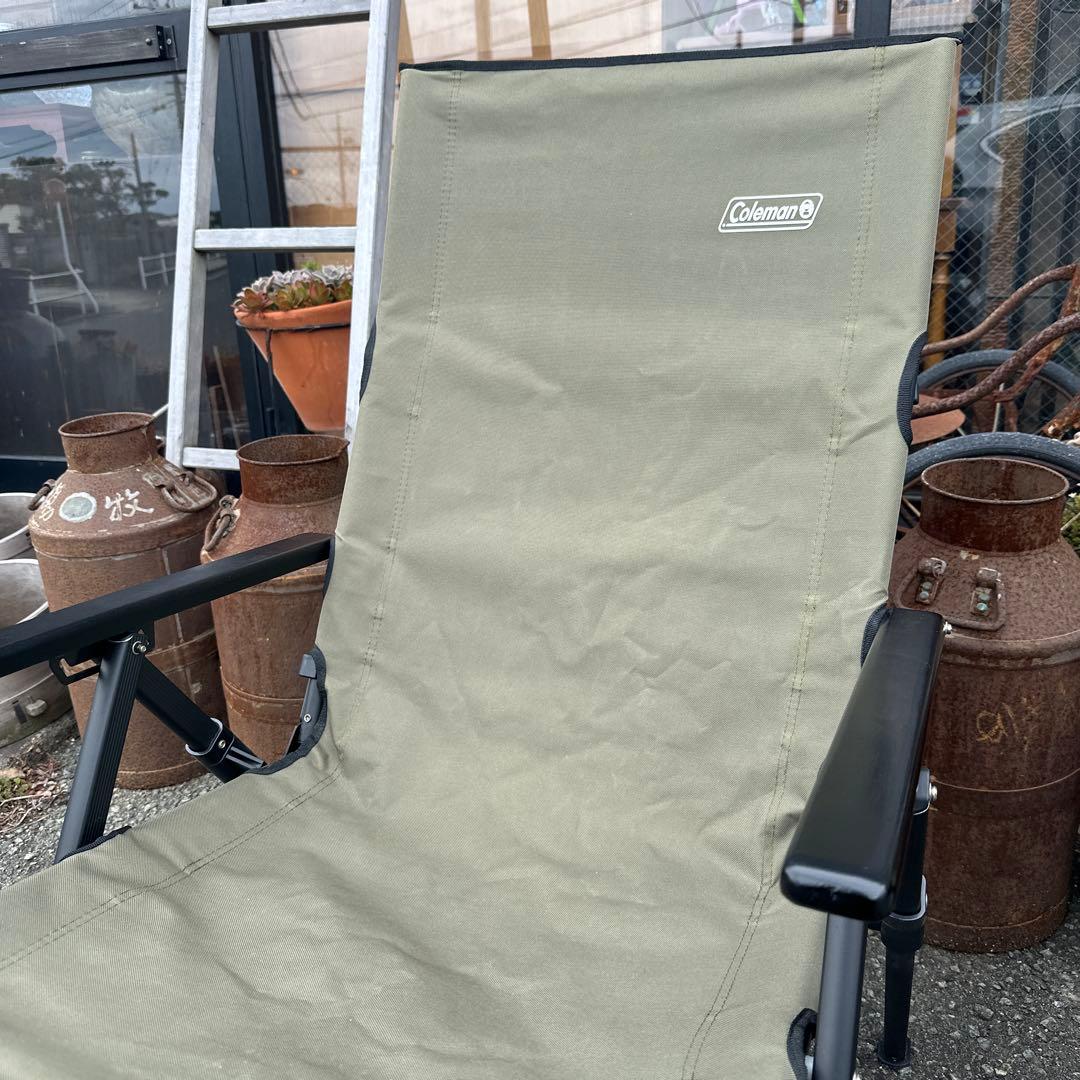最終お値下げ‼️コールマン レイチェア オリーブ 2脚セット中古