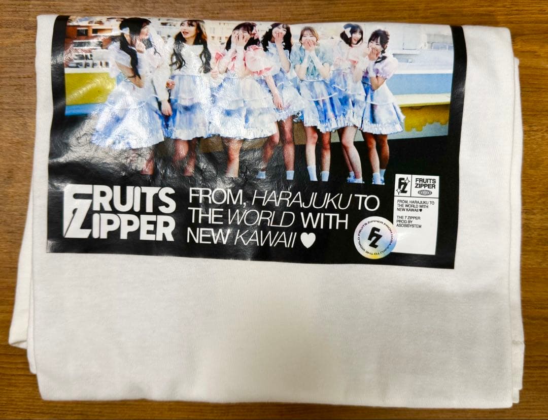 FRUITS ZIPPER お披露目ライブ限定Tシャツ XL