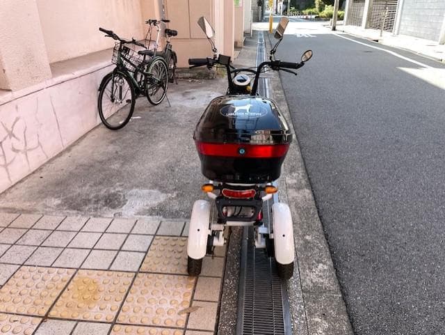 電動アシスト三輪車 バッテリー残量表示付き