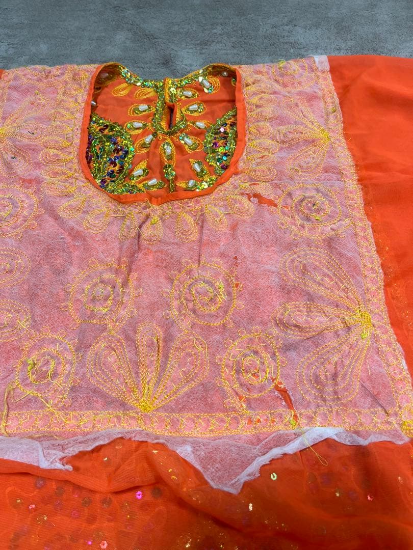 【蘭花】ベリーダンス　ハリージドレス