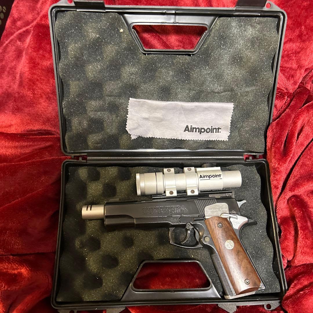 COLTGOLDCUPガスガンAimpointスコープ付き　説明書有り