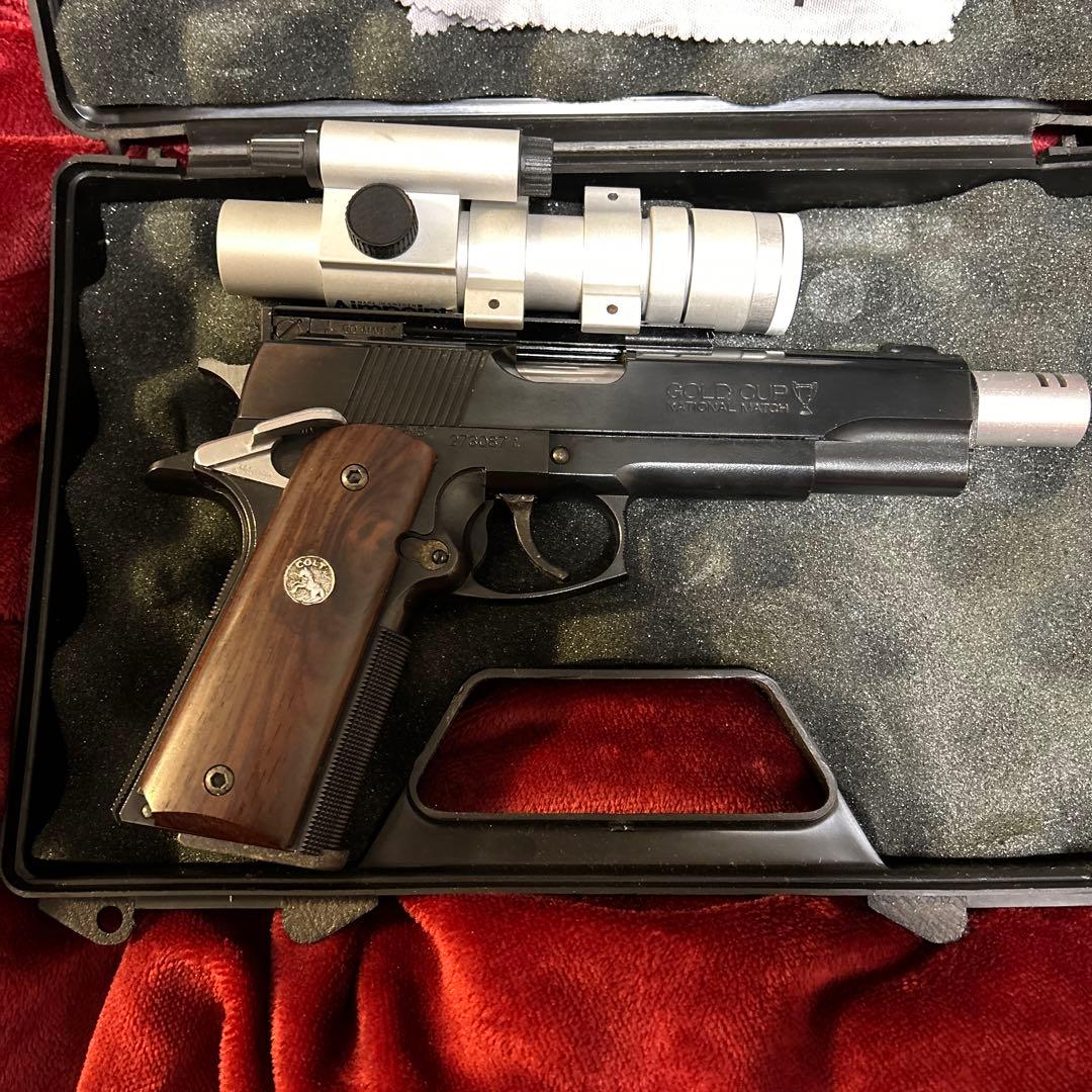COLTGOLDCUPガスガンAimpointスコープ付き　説明書有り