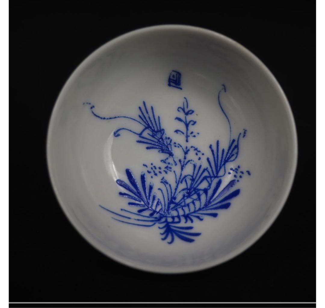 送料無料　幕末～明治　煎茶碗６客　珍品　煎茶道具