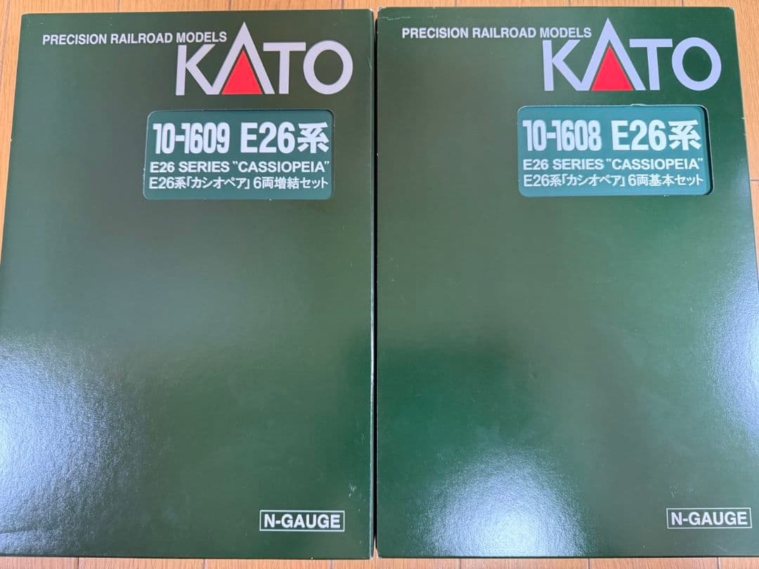 KATO E26系 カシオペア 客車、機関車EF-51カシオペア色の13両セット