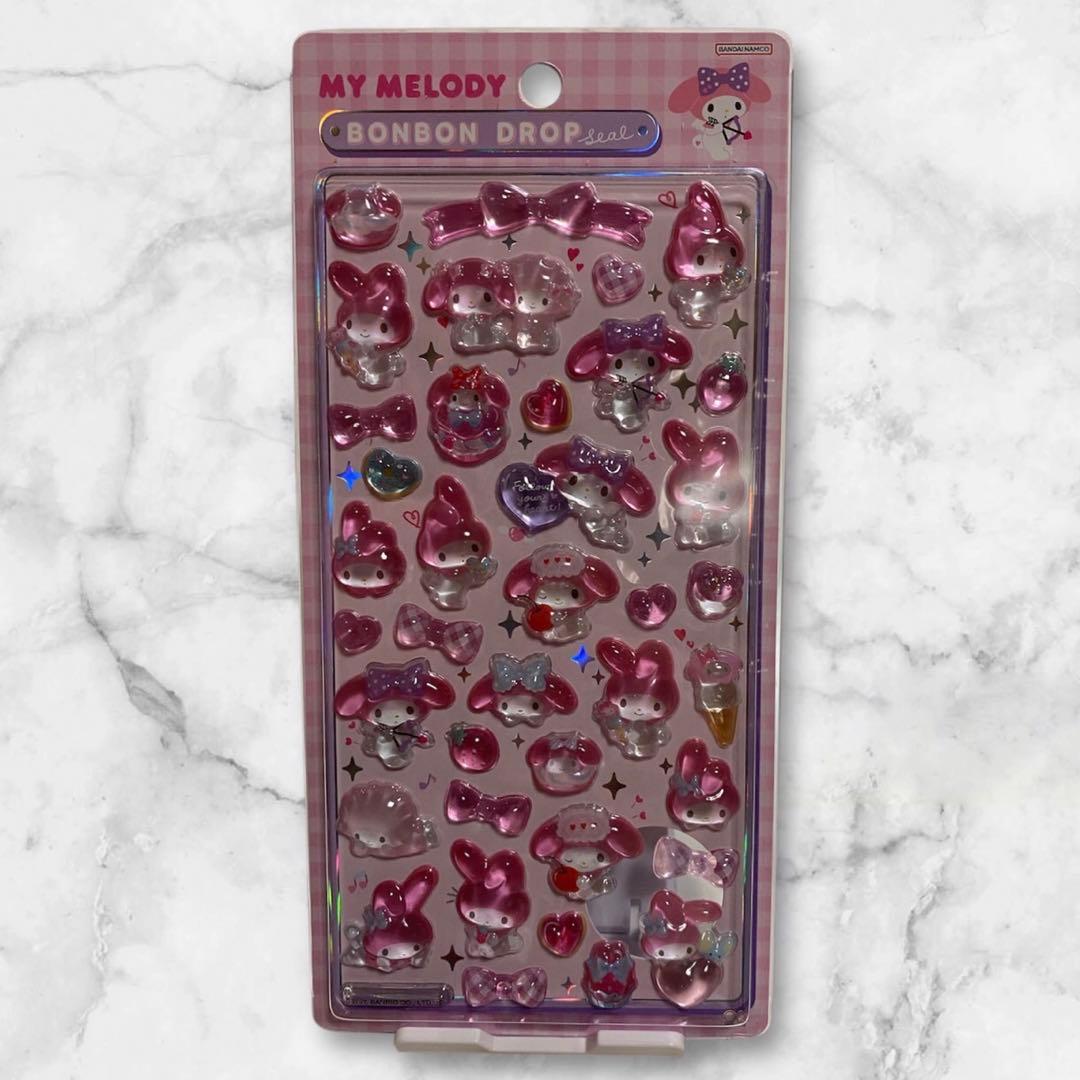 【正規品】ボンボンドロップシール　サンリオ　４枚　BONBONDROPシール