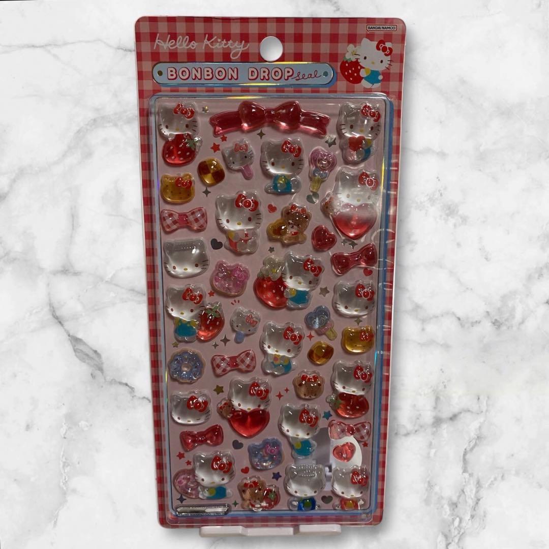 【正規品】ボンボンドロップシール　サンリオ　４枚　BONBONDROPシール
