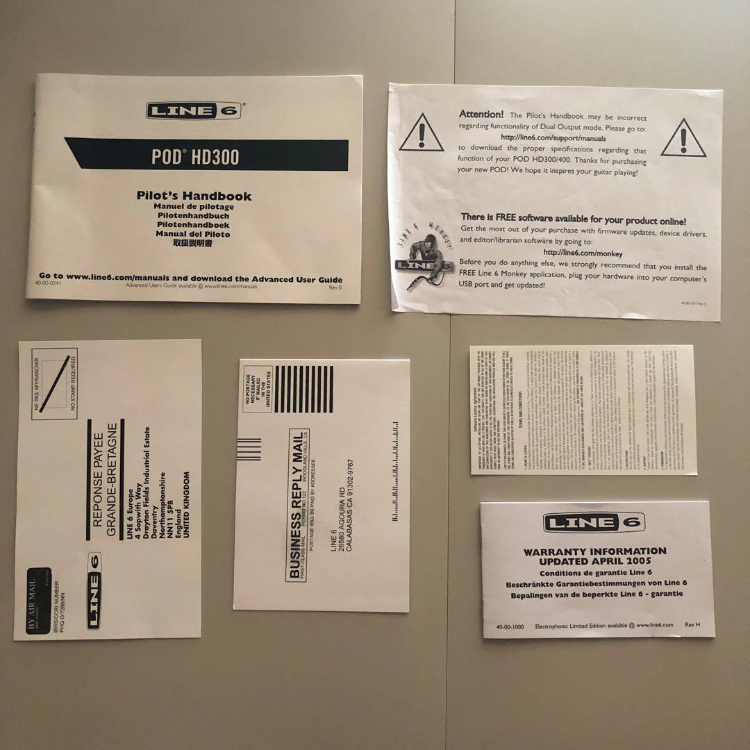 LINE 6 POD HD300 ギターエフェクター