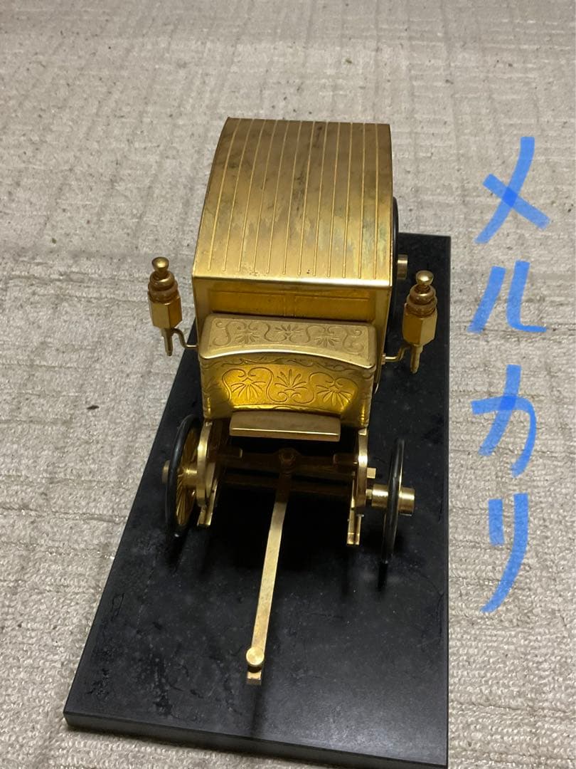 天皇陛下即位記念幌馬車／ダイキャスト製品・24k GP。【現状出品　稼働します】