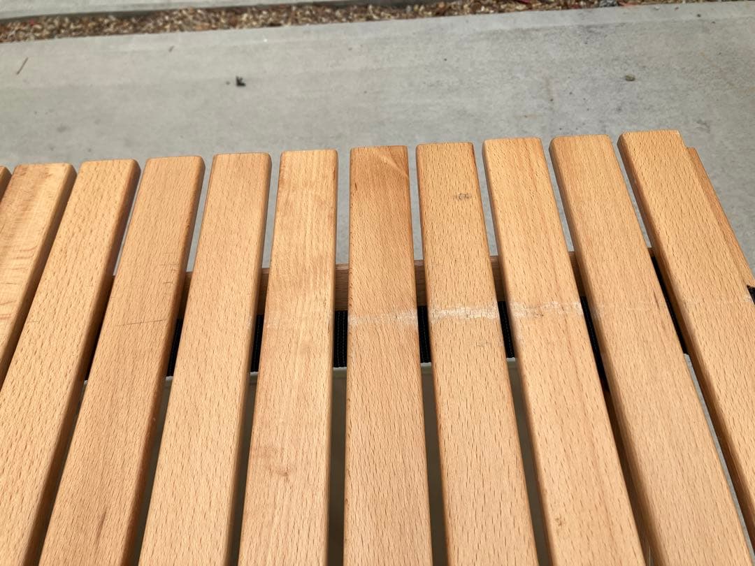 ウッドロールテーブル　フィールドア　120cmサイズ