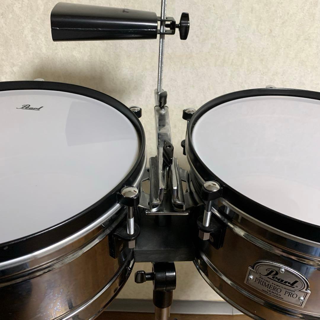 PEARL パール ティンバレス　13インチ　14インチ　カウベル