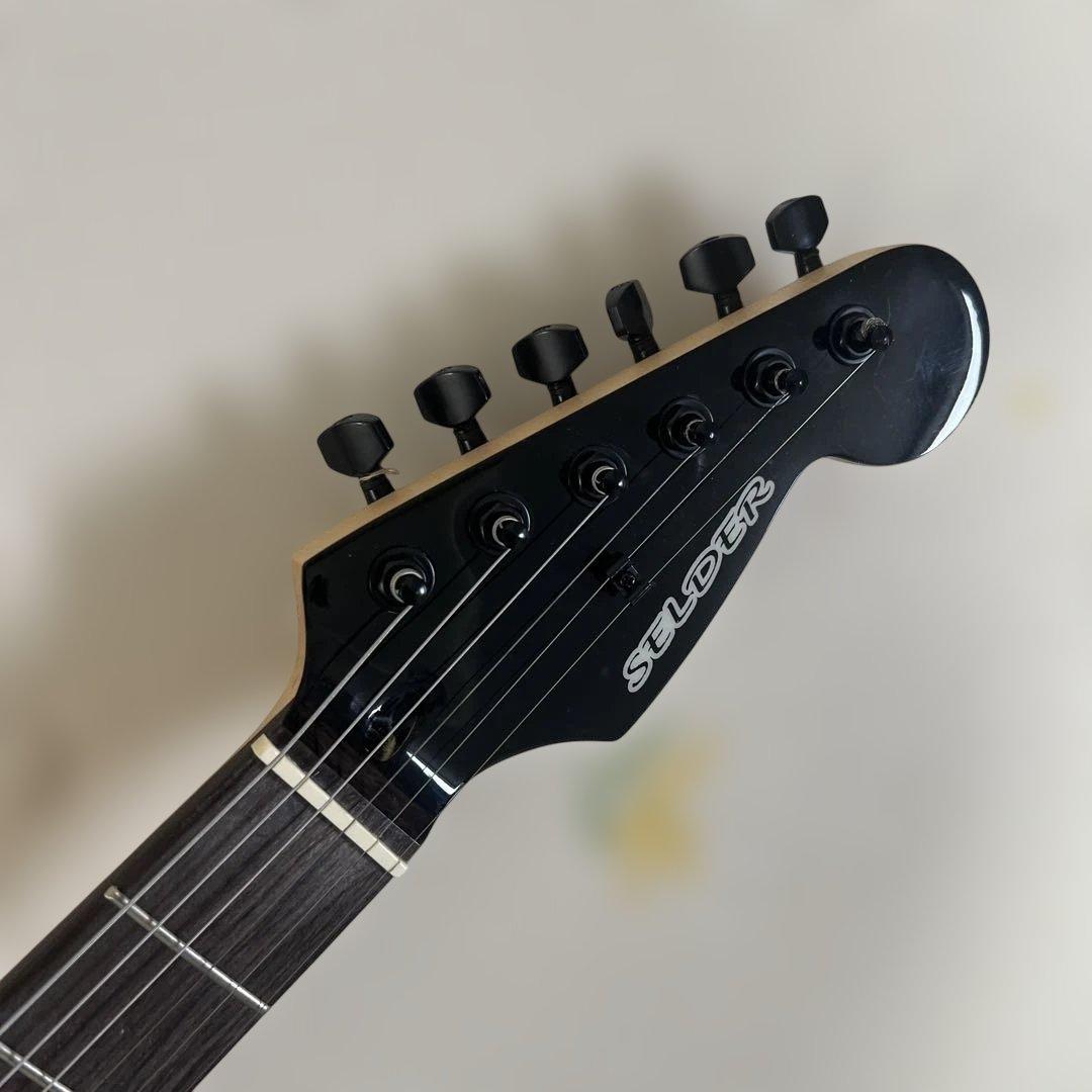 【美品】SELDER サンバースト エレキギター セルダー グリーン ストラト