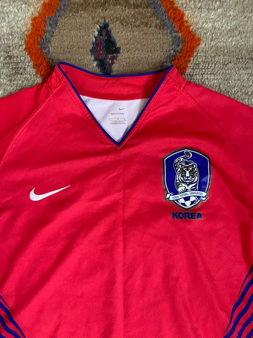 Nike サッカーシャツ 赤 Korea Lサイズ