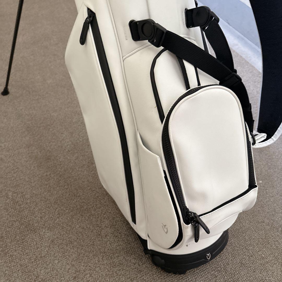 [美品］Vessel ゴルフ スタンド キャディバッグ White
