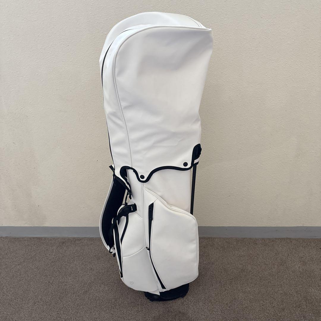 [美品］Vessel ゴルフ スタンド キャディバッグ White