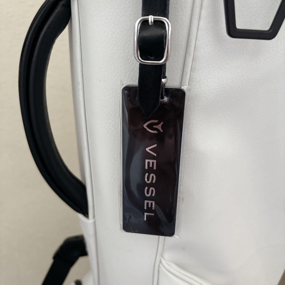 [美品］Vessel ゴルフ スタンド キャディバッグ White