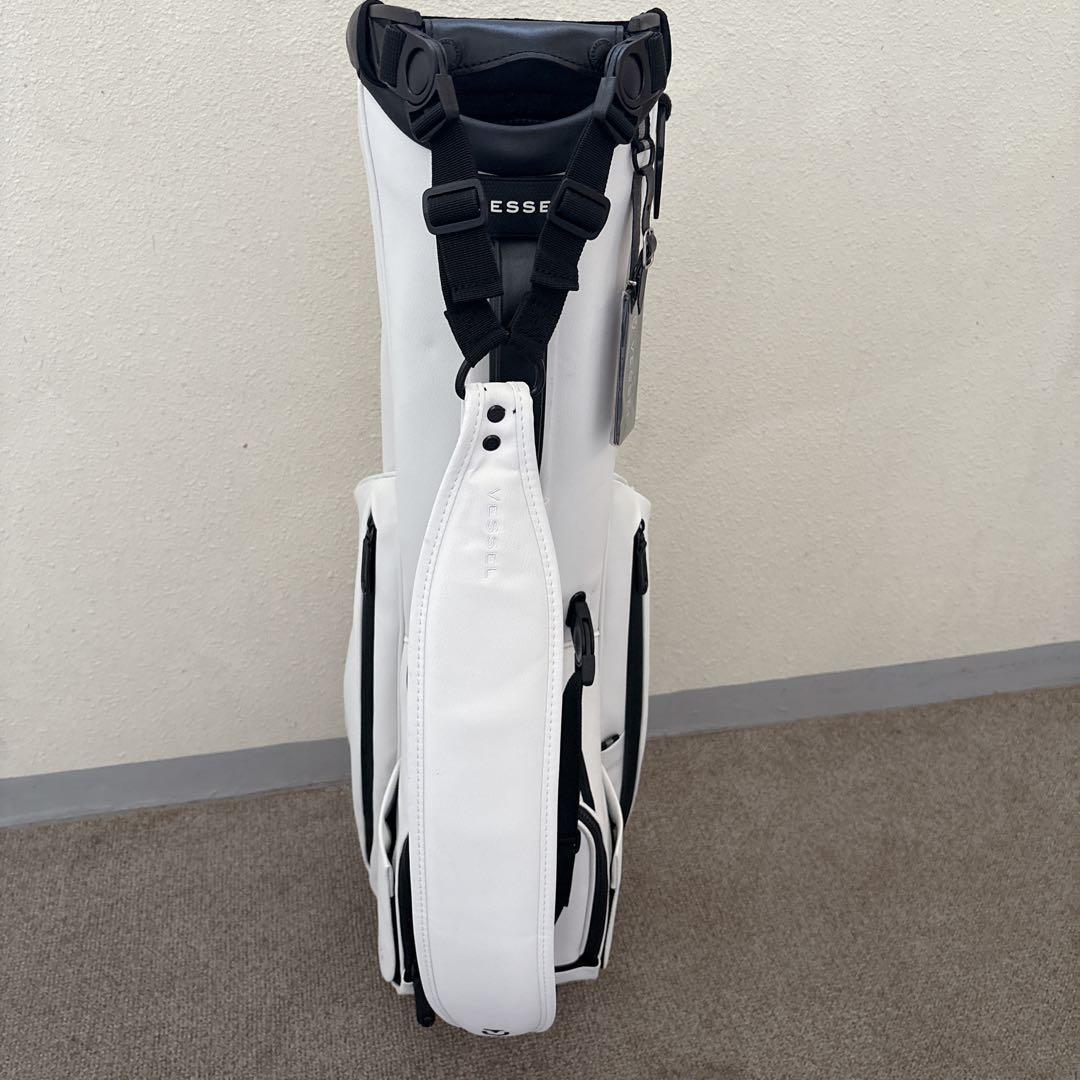[美品］Vessel ゴルフ スタンド キャディバッグ White
