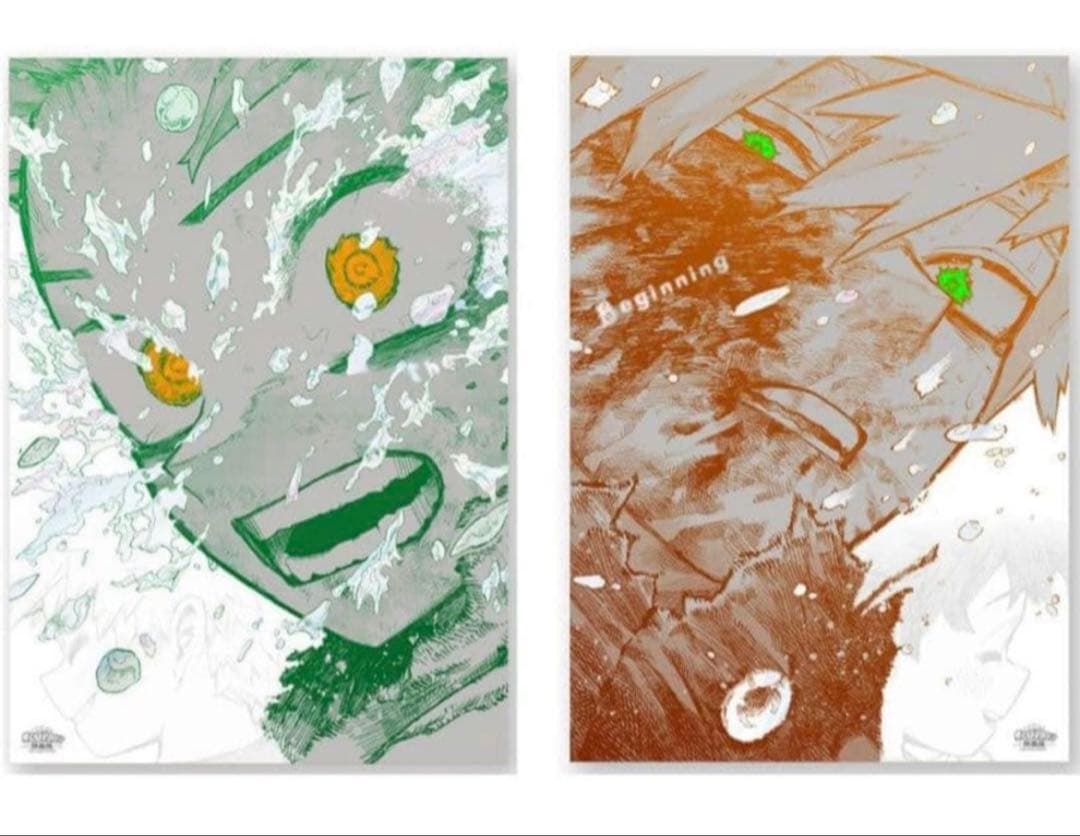 ヒロアカ原画展 緑谷出久 爆豪勝己 The Beginning