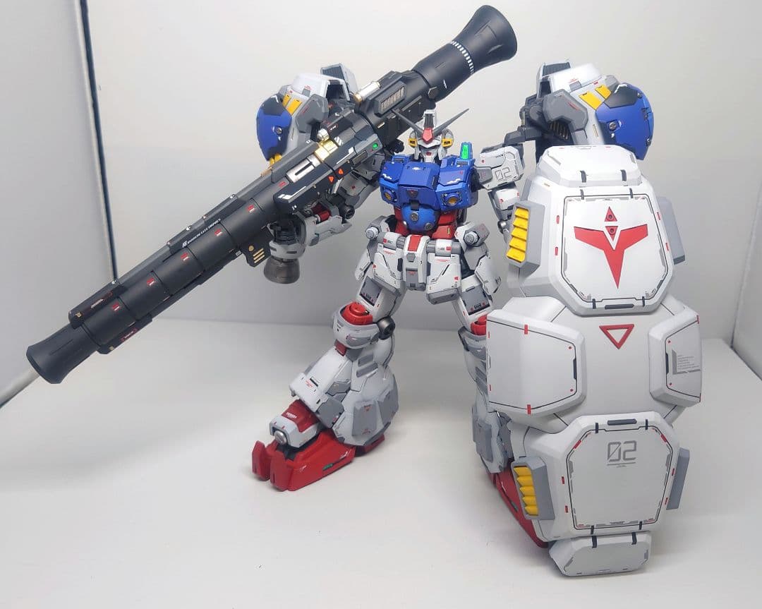 海外製 SOLMON 1/100 MGEX級 GP02A 塗装済