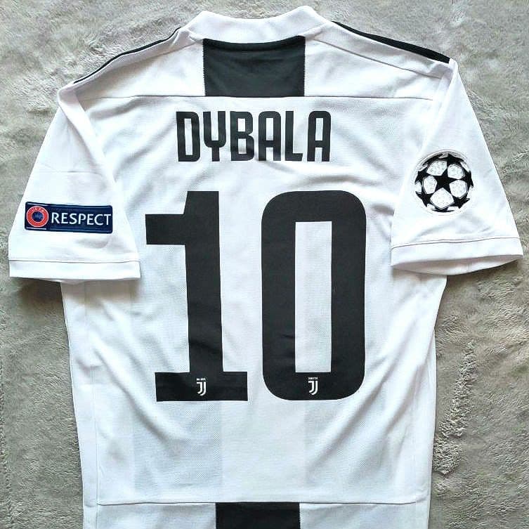 【新品美品】ユベントス ディバラ 18/19 CL仕様ユニフォーム Mサイズ