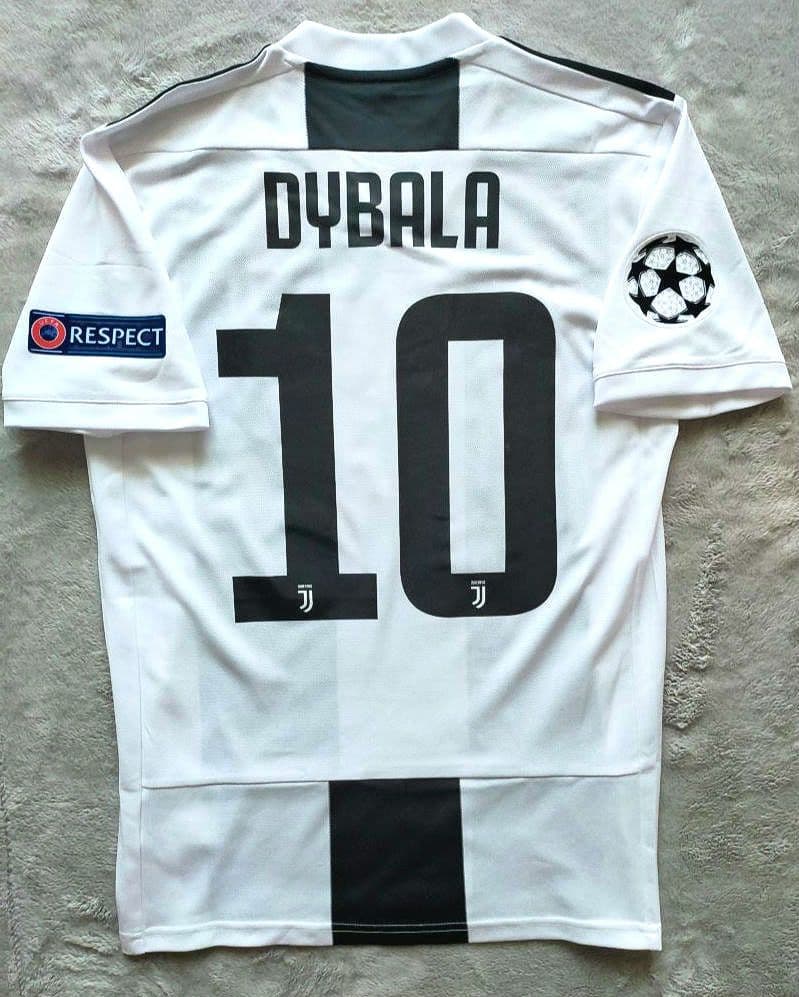 【新品美品】ユベントス ディバラ 18/19 CL仕様ユニフォーム Mサイズ