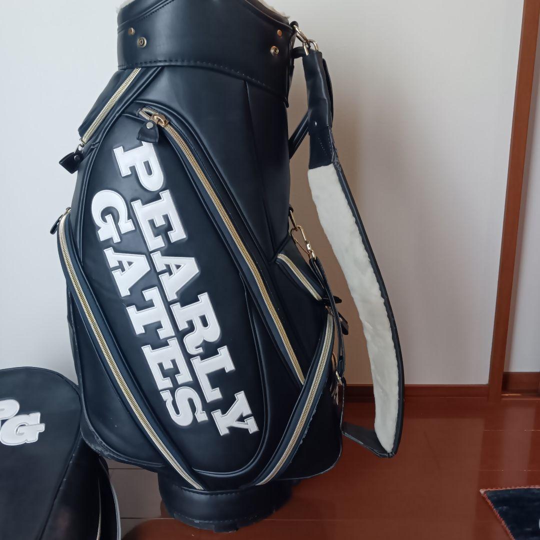 PG GOLF キャディバッグ 89 黒他ウッドアイアンカバー