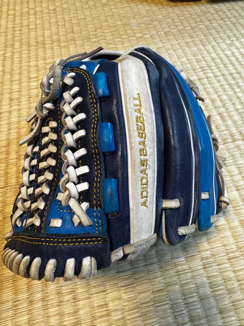 adidas 野球用グローブ 青
