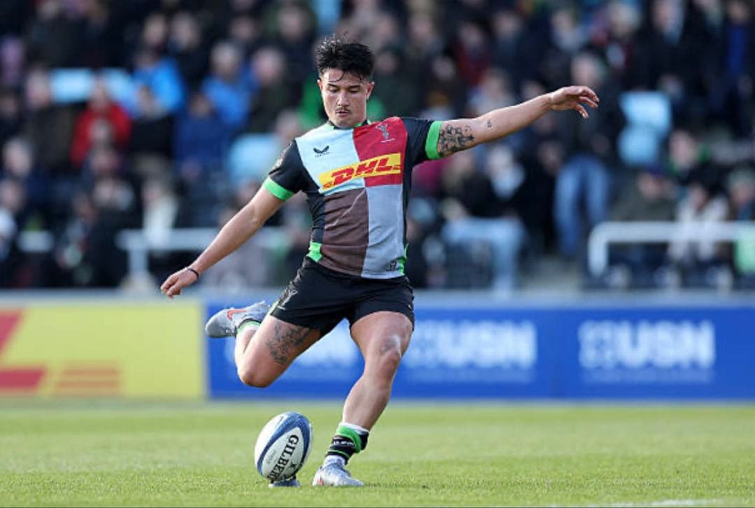 【実使用】ラグビーイングランド代表マーカススミス直筆サイン入りジャージ