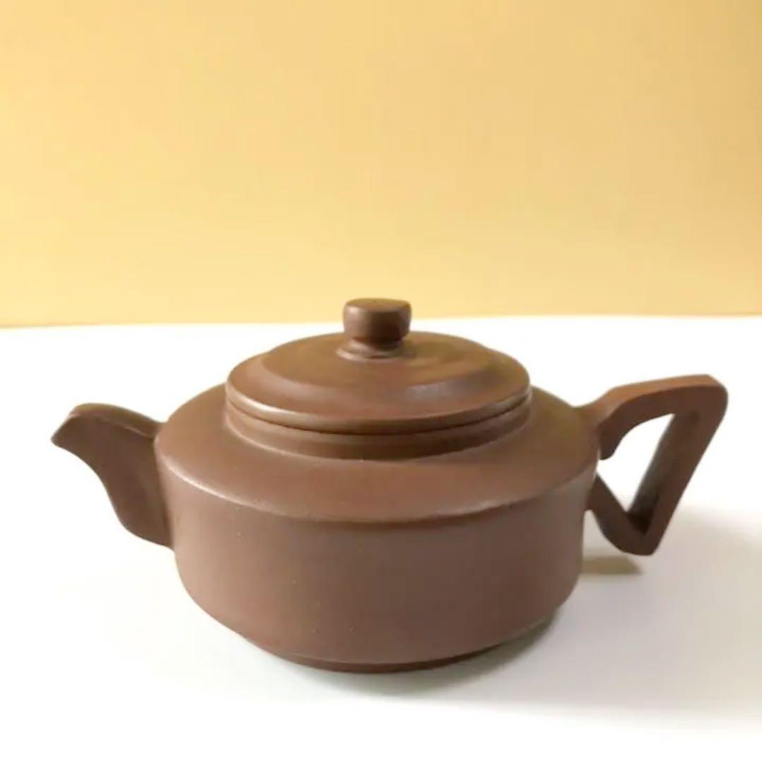 中国　急須　紫砂◯ 宜興　茶器　茶道具　◯中国美術　銘あり　レトロ　アンティーク