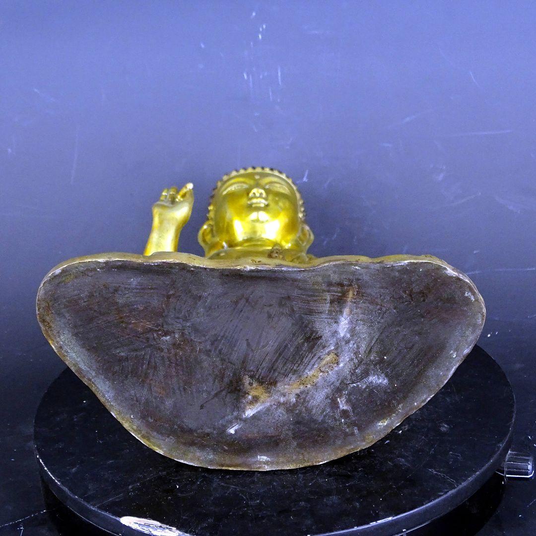 仏教美術 仏像 釈迦仏像 仏堂奉納 銅製 鎮宅辟邪 開運風水 招財 置物工芸品