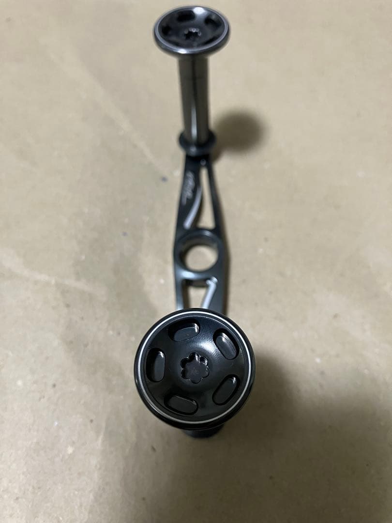 DRT バリアル100 ガンメタ ライムグリーン　ファットノブ&スリムノブセット