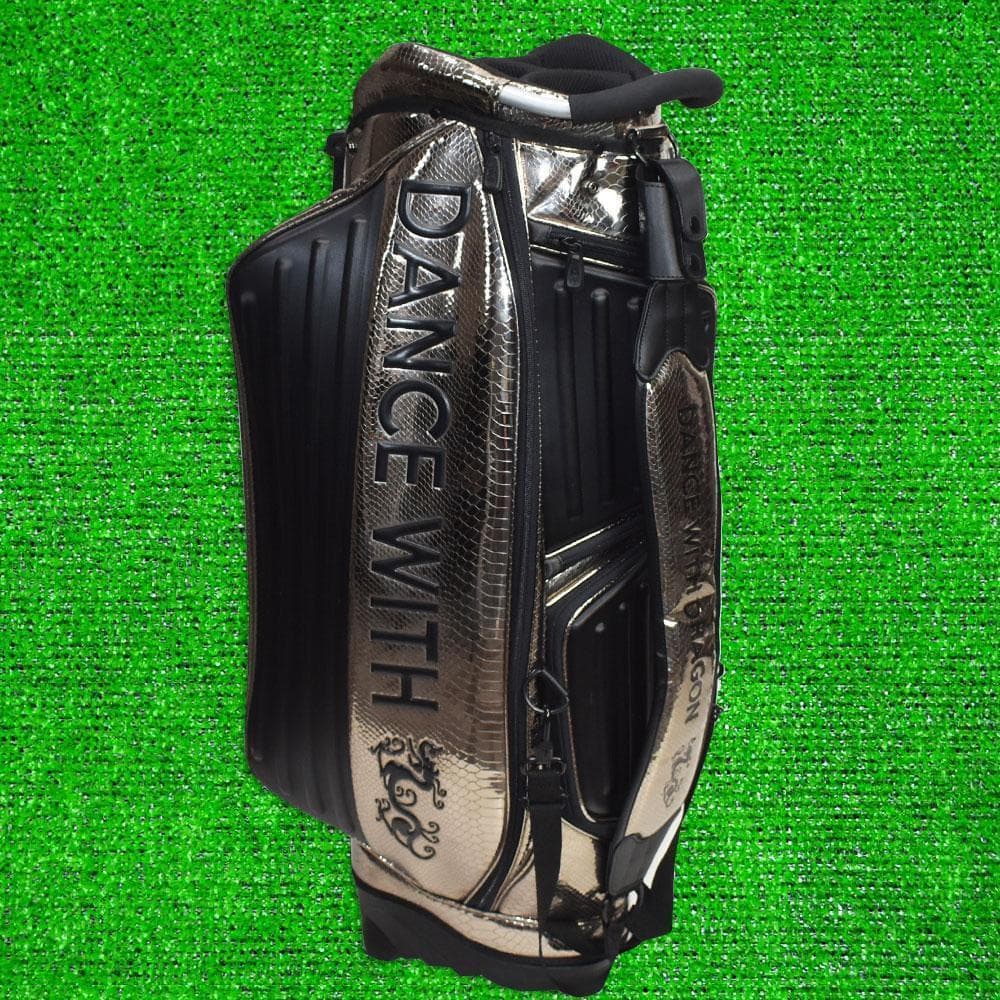 T*U様 ダンスウィズドラゴン ゴルフ キャディバッグ９型【ブラック】美品！