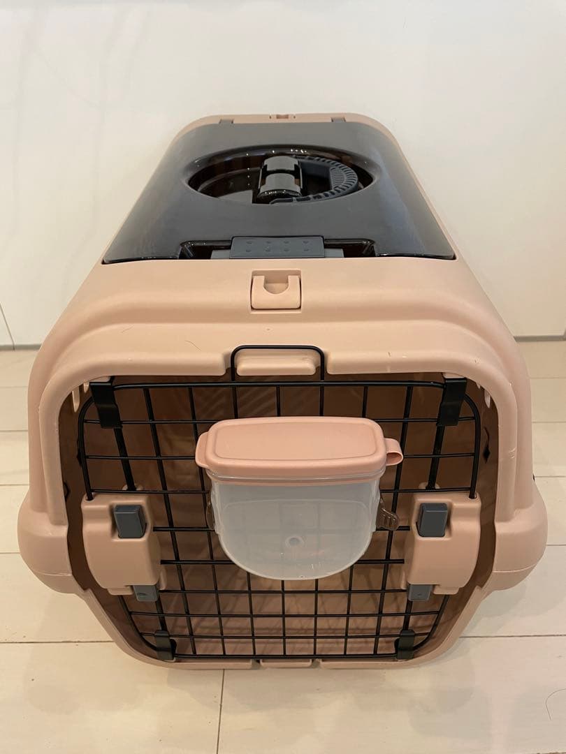 リッチェル　キャンピングキャリーダブルドア 犬・猫用 ダークブラウン