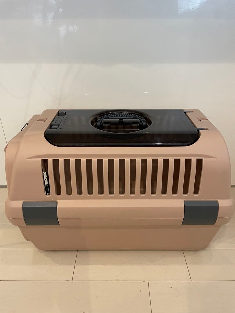 リッチェル　キャンピングキャリーダブルドア 犬・猫用 ダークブラウン