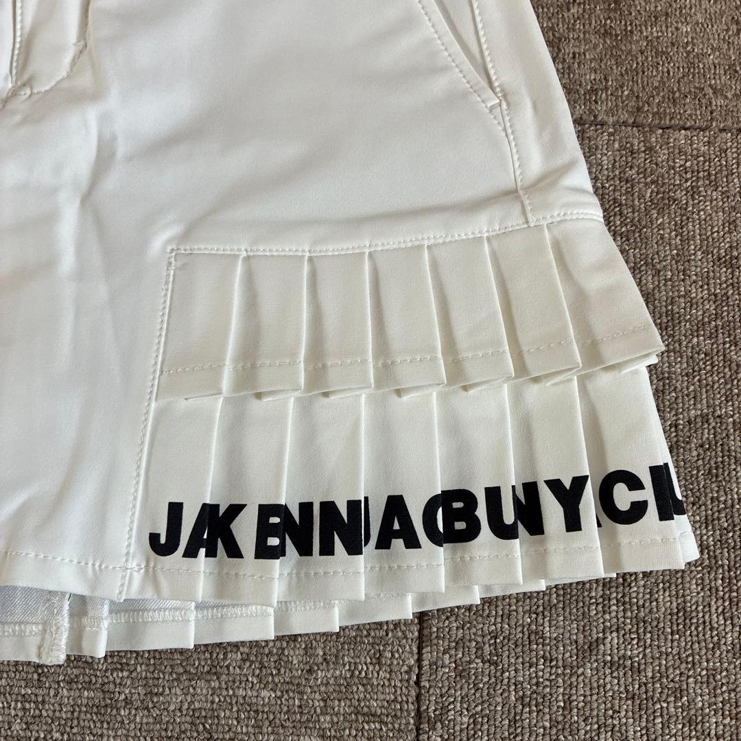 【Jack Bunny!!】パーリーゲイツ　裏微起毛 ペプラム プリーツスカート