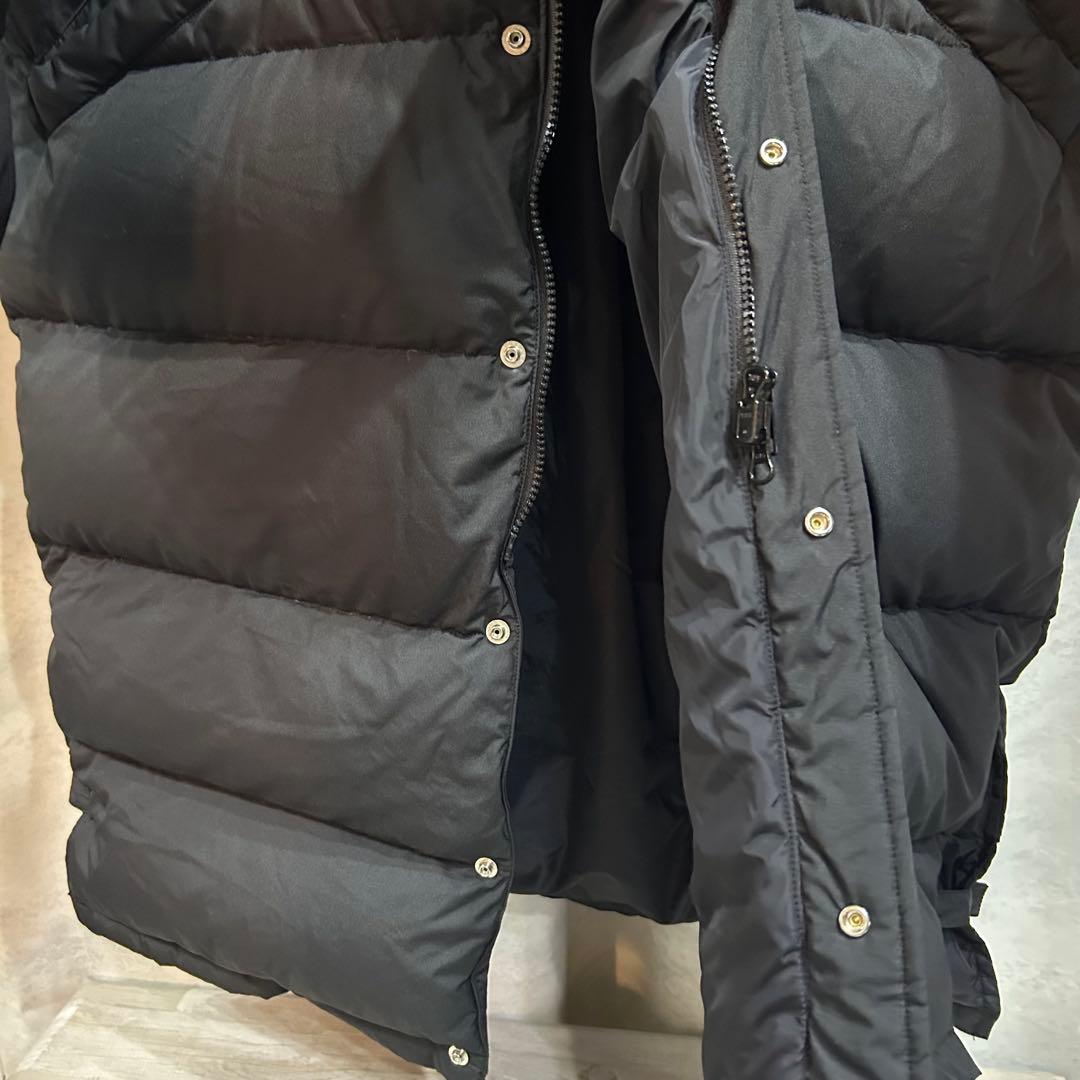 【定価50000】ベンチコートロング　ダウン80% 男女兼用 Ｍブラック