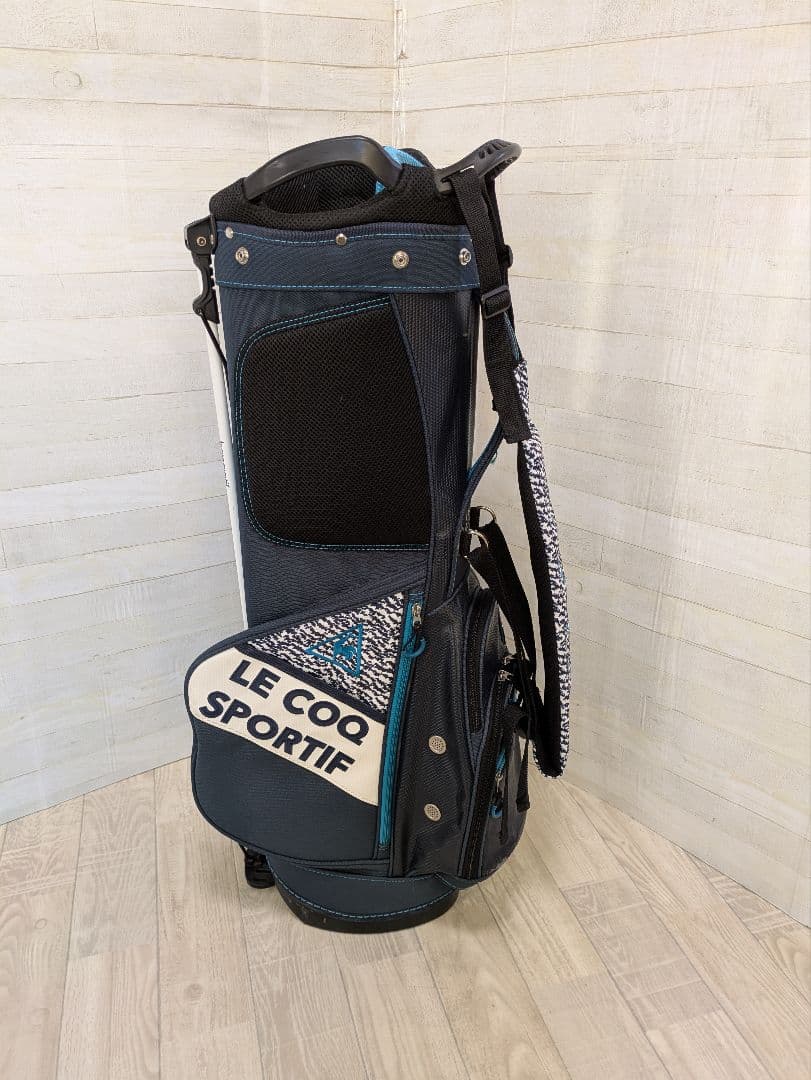 LE COQ SPORTIF ゴルフバッグ スタンド式 ダークブルー