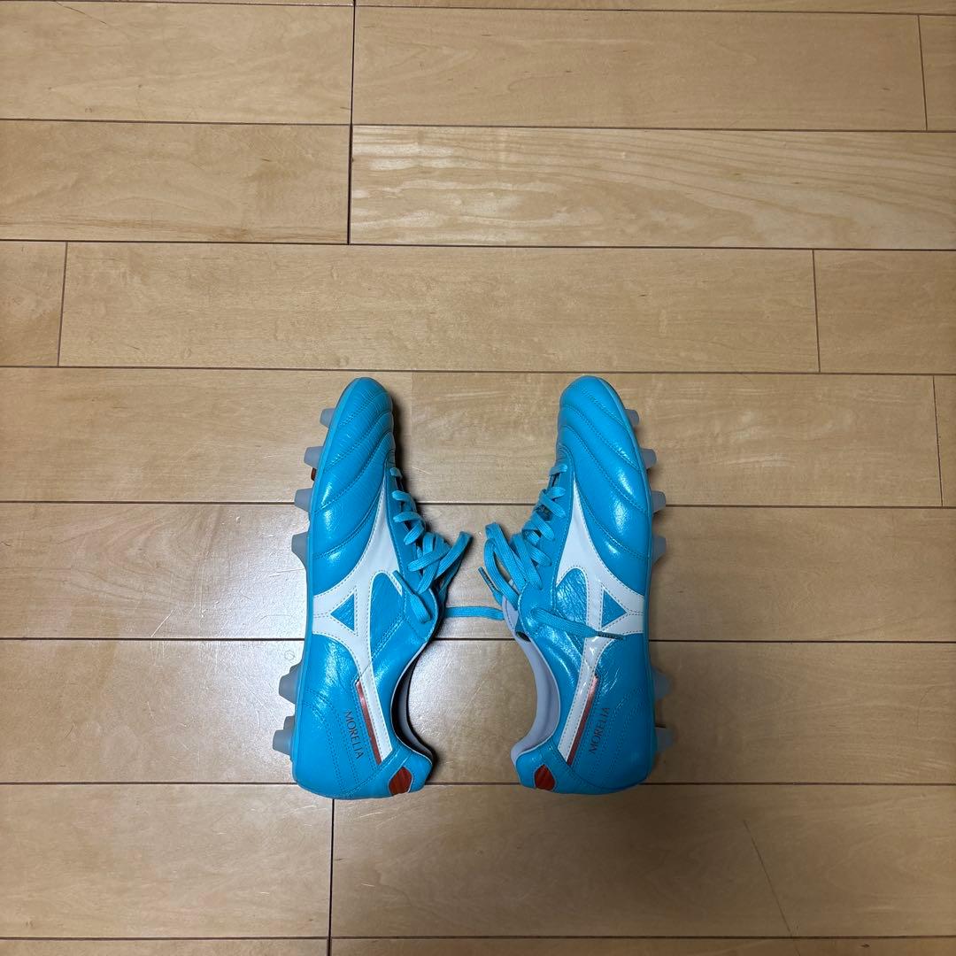 Mizuno Morelia 水色 サッカーシューズ